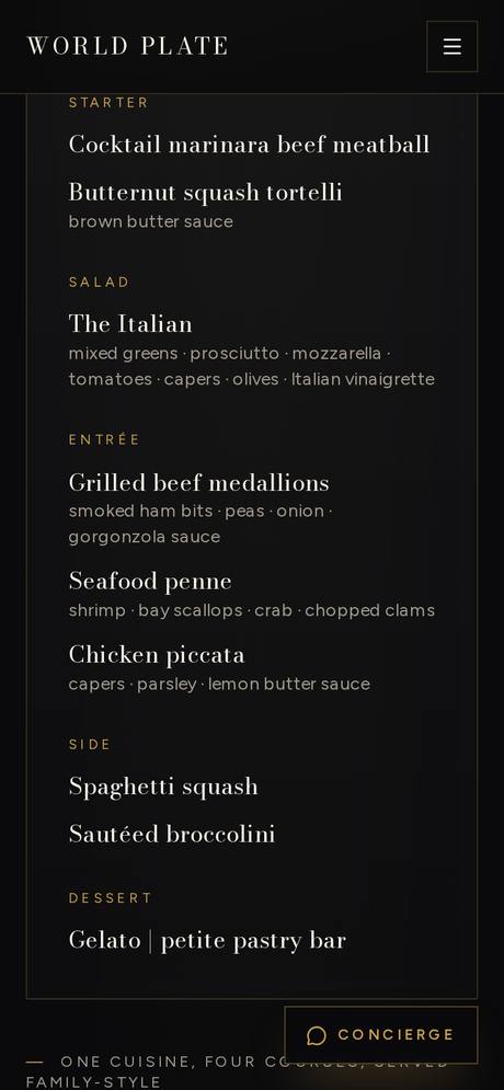 Menu as text – worldplatefl.sitomat.us